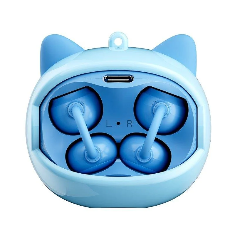 Detalle de Auriculares Blackview Airbuds K1: inalámbricos Bluetooth 6.0 para niños (azul)