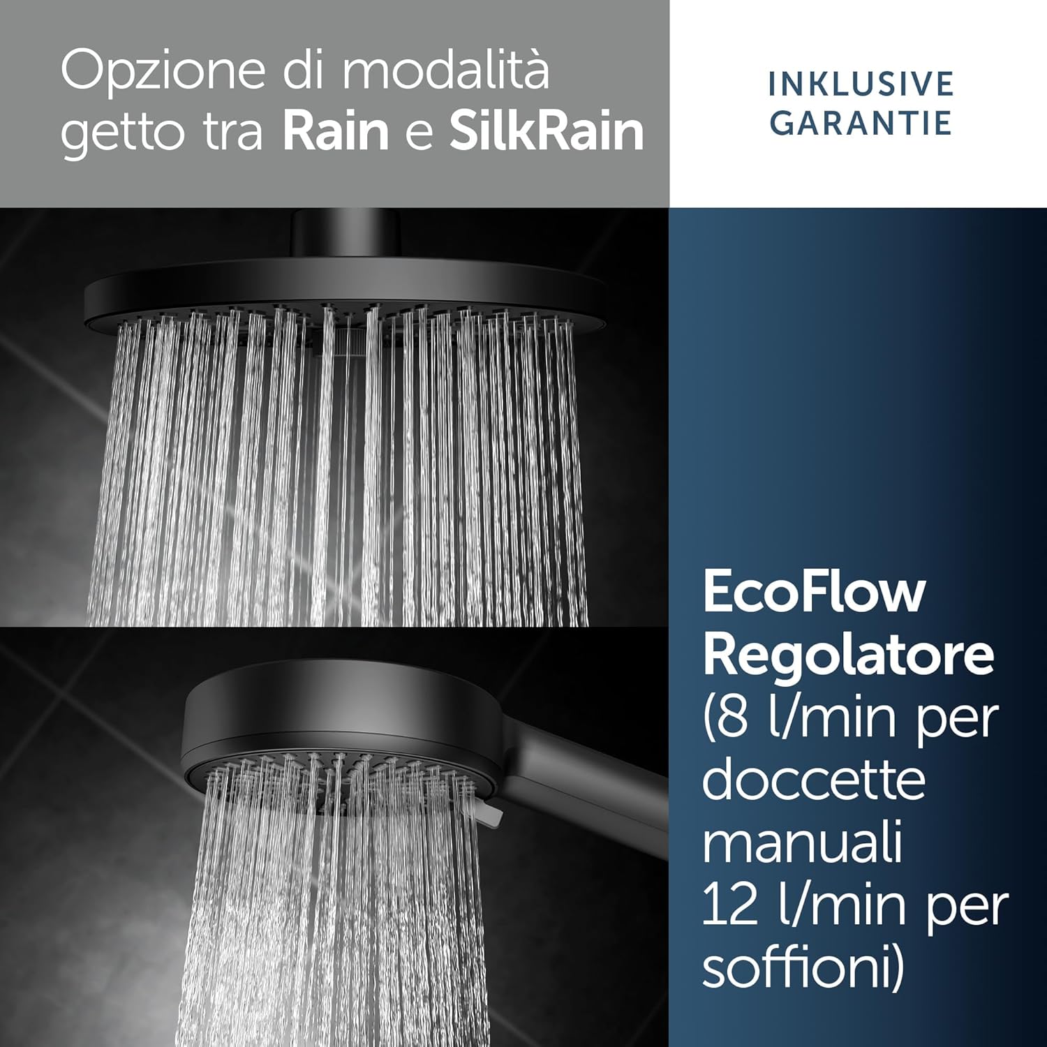 Thumbnail 2 de Ceratherm Alu+ Colonna doccia di Ideal Standard: stile moderno, risparmio idrico e sicurezza per tutta la famiglia