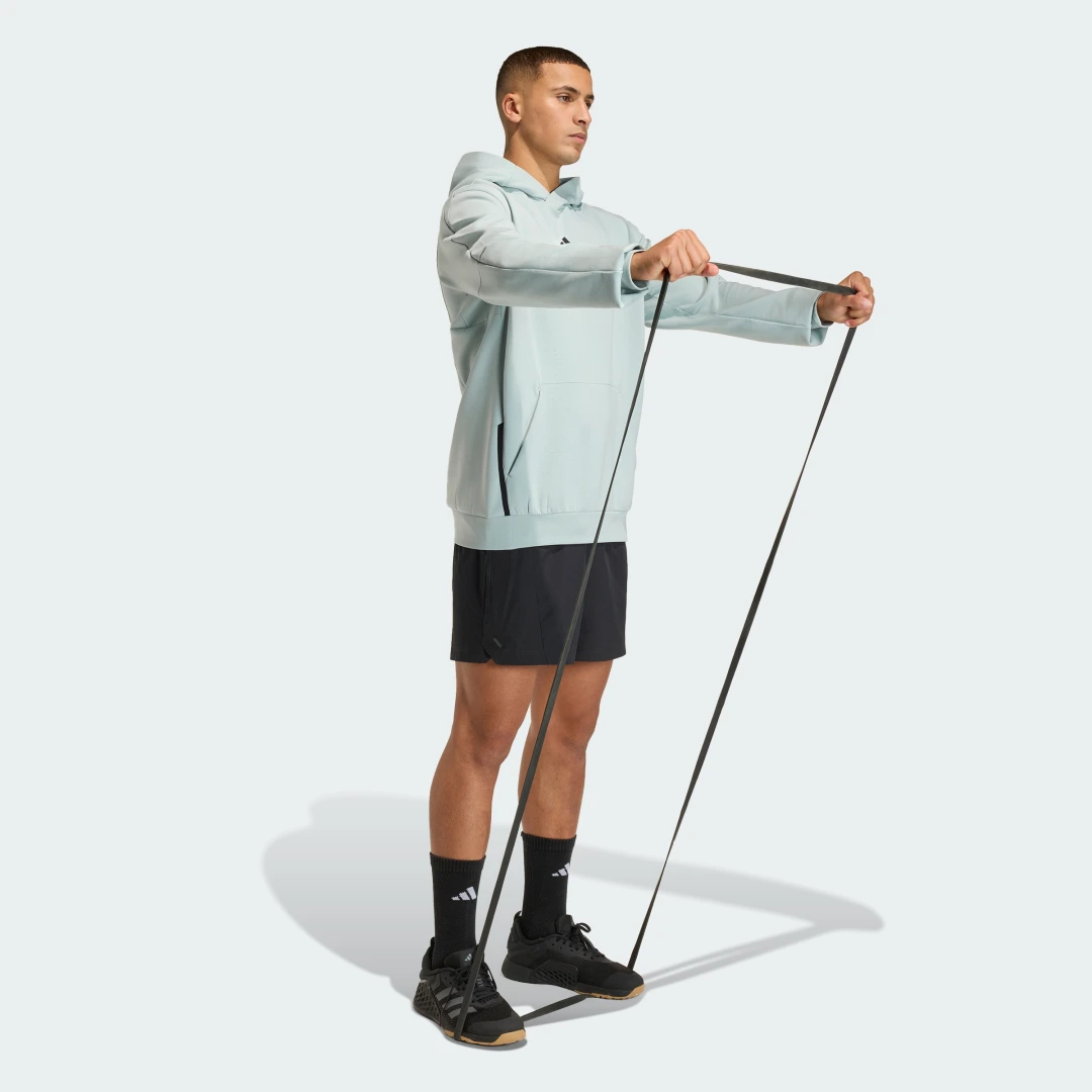 Thumbnail 2 de Sudadera con capucha de training de Adidas — verde