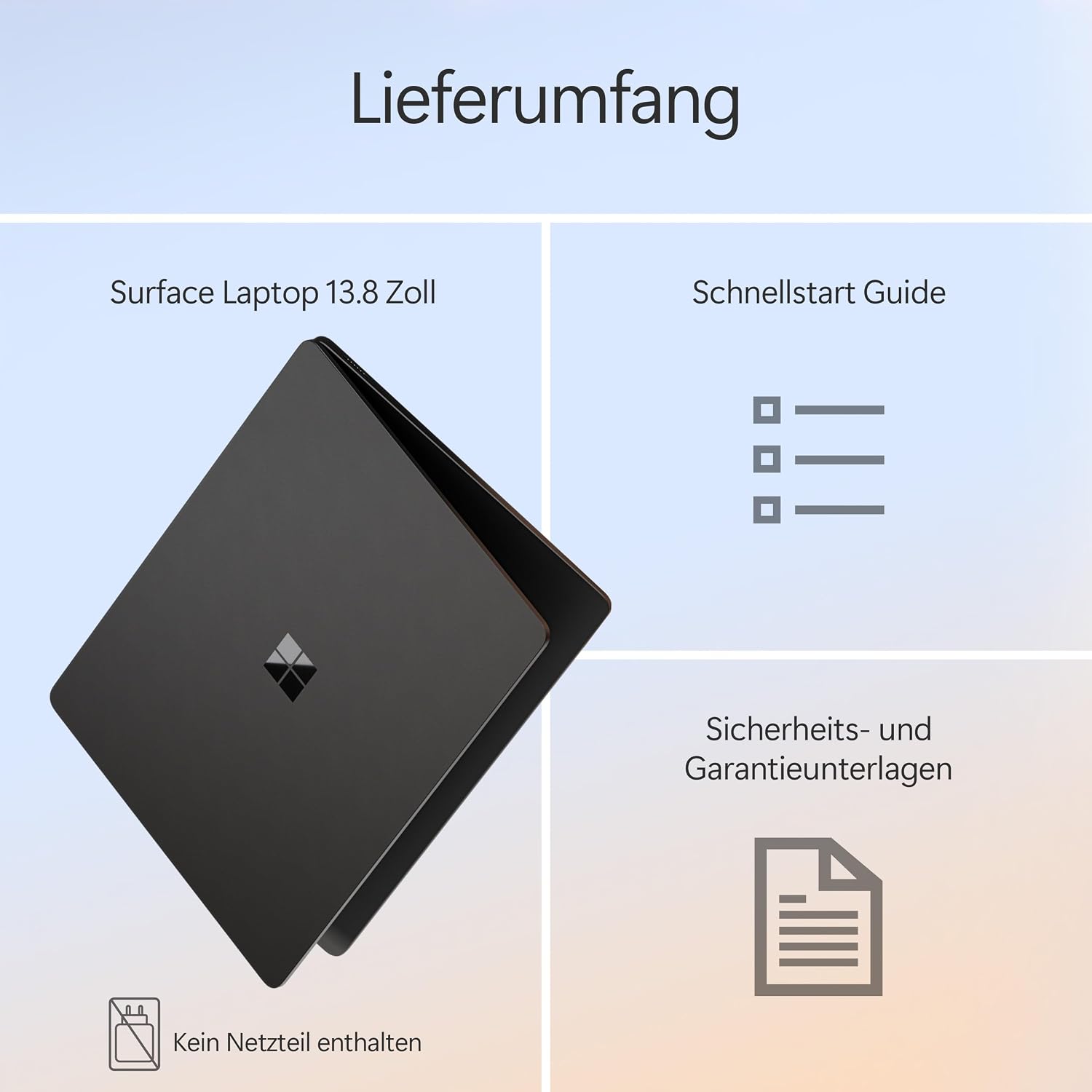 Thumbnail 5 de Microsoft Surface Laptop, 13.8" – Snapdragon X Elite, 16GB RAM, 512GB SSD, Copilot+ PC, Schwarz, Windows 11 Home, 7. Edition