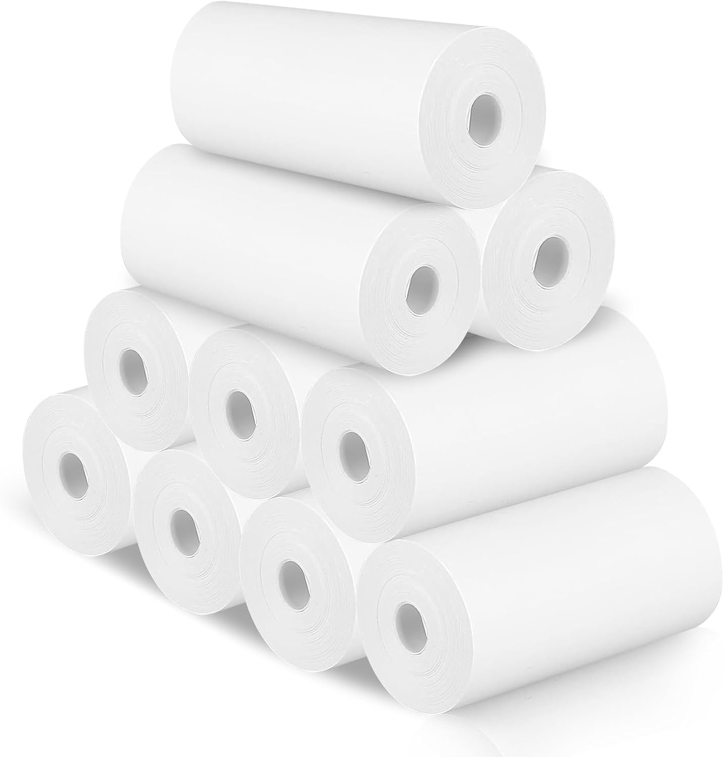 Thumbnail 6 de 10 rotoli carta termica 57x30 mm per mini stampanti e fotocamere istantanee per bambini (bianca, BPA free)