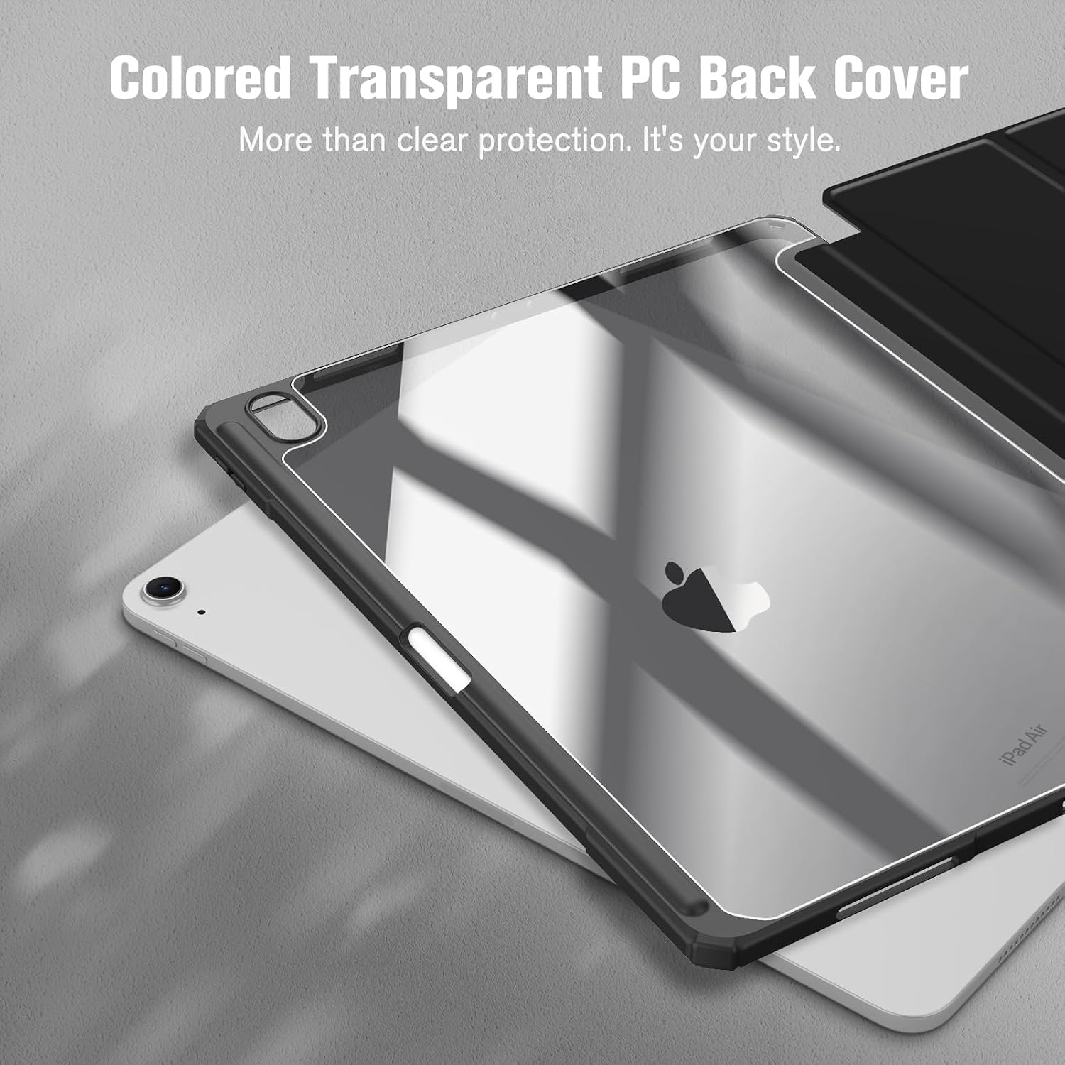 Thumbnail 3 de Fintie Hybrid Hülle für iPad Air 13 Zoll M4/M3/M2 (2024–2026) mit Stifthalter – Stoßfeste Schutzhülle mit Transparenter Rückseite