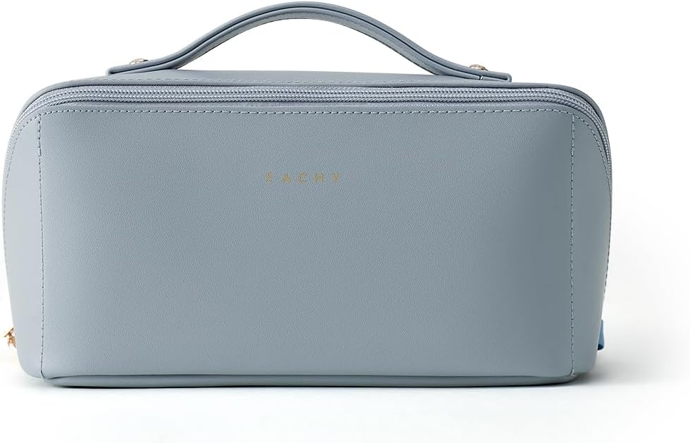 Thumbnail 4 de EACHY Travel Makeup Bag: Large Capacity, Waterproof PU Leather Organizer for Travel