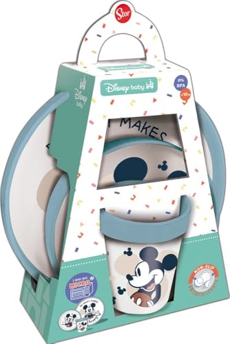 Detalle 2 de Stor SET 3 PCS Vajilla bicolor antideslizante 3 piezas