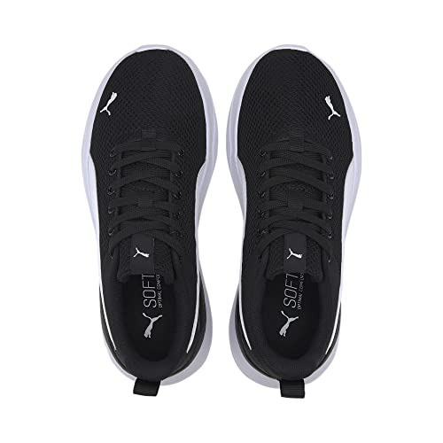 Detalle de PUMA Unisex Kinder Sneaker Anzarun Lite Jr – Schwarz/Weiß, 38 EU