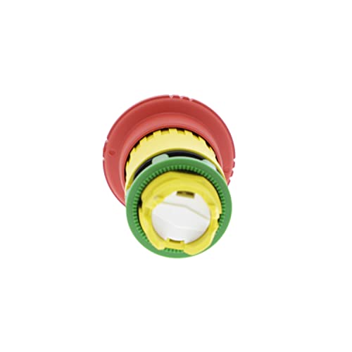 Detalle de Schneider Electric Harmony XB5 – Tête bouton arrêt d’urgence Ø40, pousser tournant rouge (ZB5AS844)