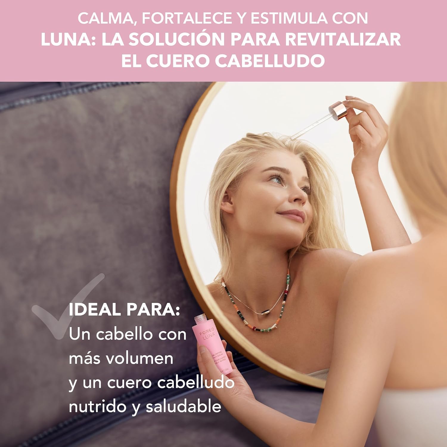 Detalle 2 de FOREO LUNA Sérum cuir chevelu 50 ml