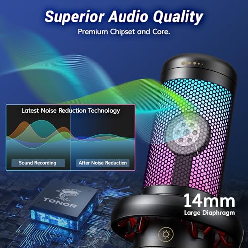 Thumbnail 1 de TONOR TC310+ Gaming Microphone Set with RGB Lighting for PC Gamers