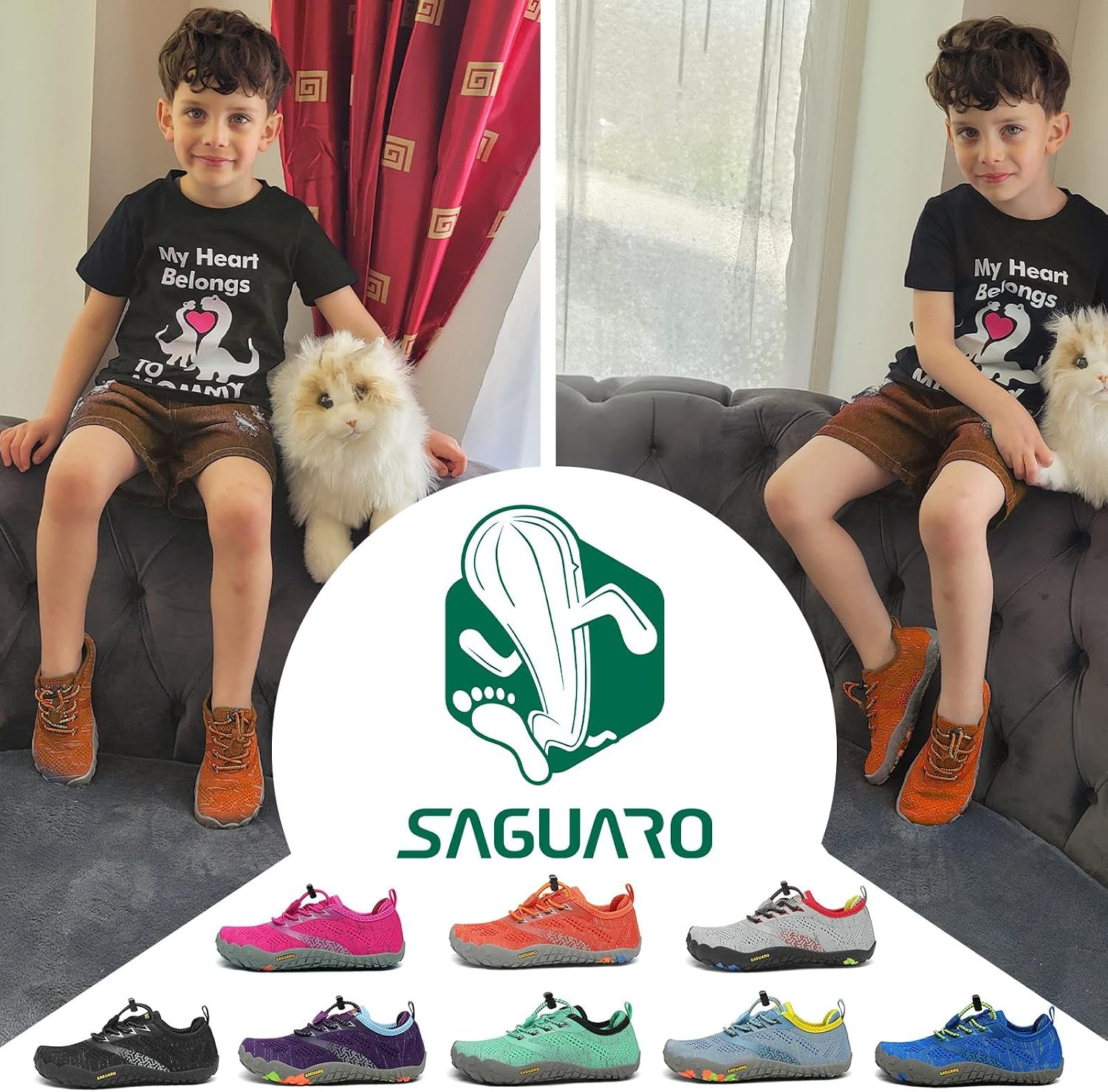 Detalle de SAGUARO Scarpe Barefoot Minimaliste Bambino: versatilità barefoot per ragazzi e ragazze