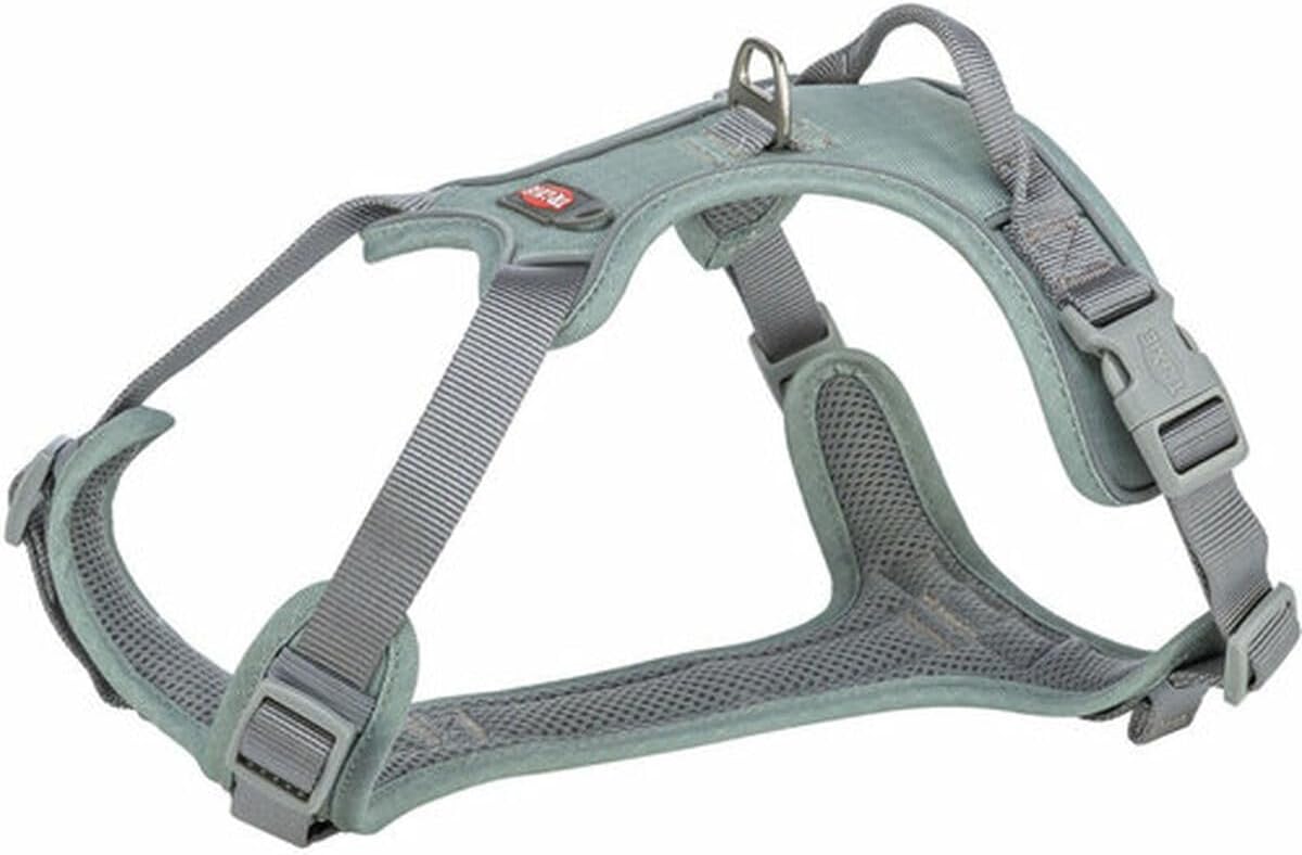 Detalle 2 de Trixie Active Premium Pettorina per Cane – Verde, M/L (EAN 4053032686250)