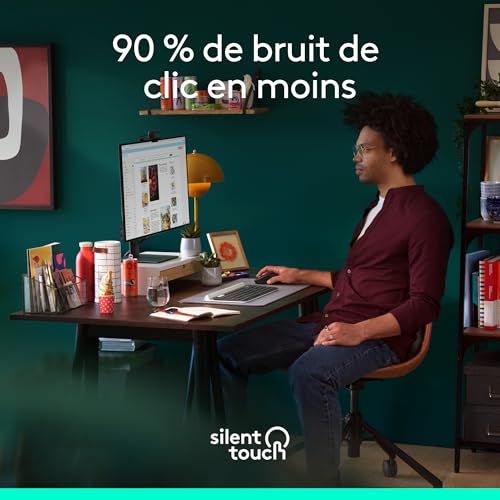 Detalle de Logitech Signature M650 L – Souris sans fil Grande Taille, mains larges, Bluetooth et multi‑device