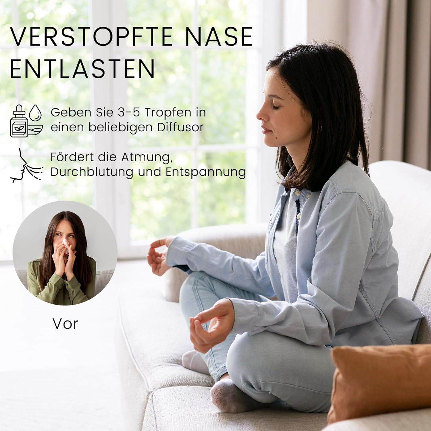 Detalle de MUNUSNA Zedernholzöl 100ML – Reines ätherisches Öl für Duft, Haut- und Haarpflege