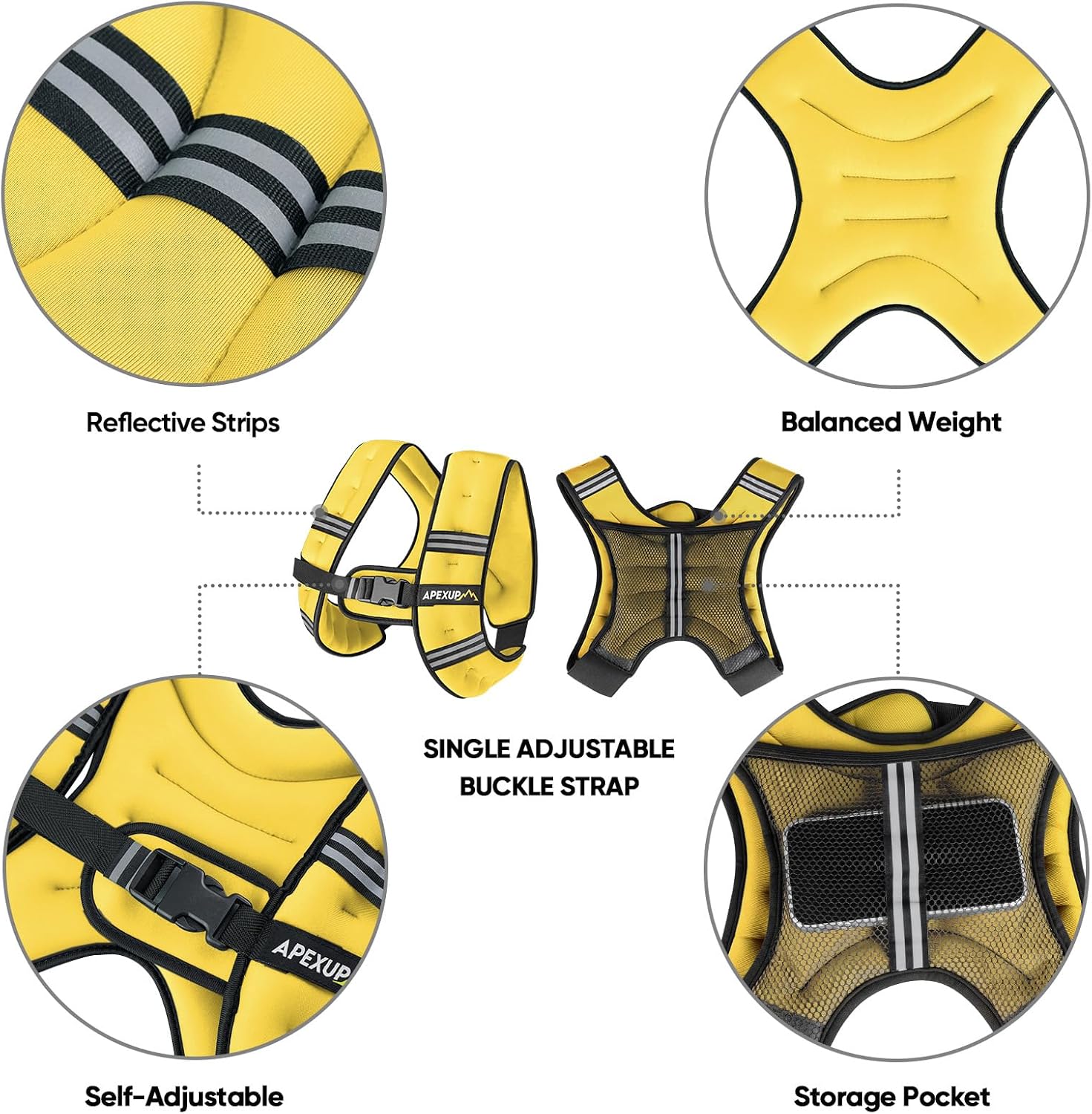 Thumbnail 3 de APEXUP Weighted Vest for Workout