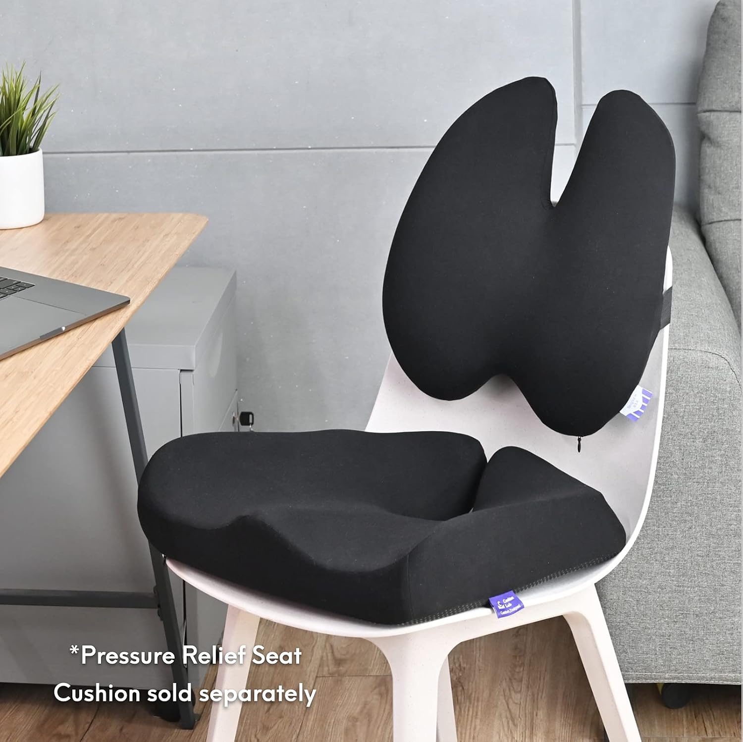 Thumbnail 5 de C CUSHION LAB Extra Dense Lumbar Pillow: Patent Multi-Region Back Support for Lower Back Pain Relief