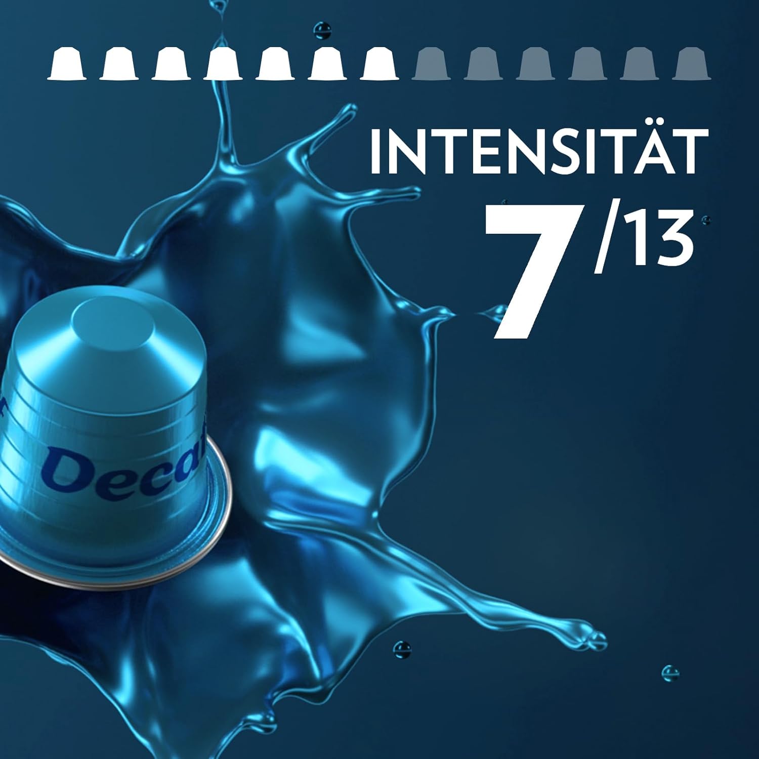 Detalle de Lavazza Decaf Kapseln, 100er Pack – kompatibel mit Nespresso Original, Arabica/Roast, Noten von Schokolade und Trockenfrucht