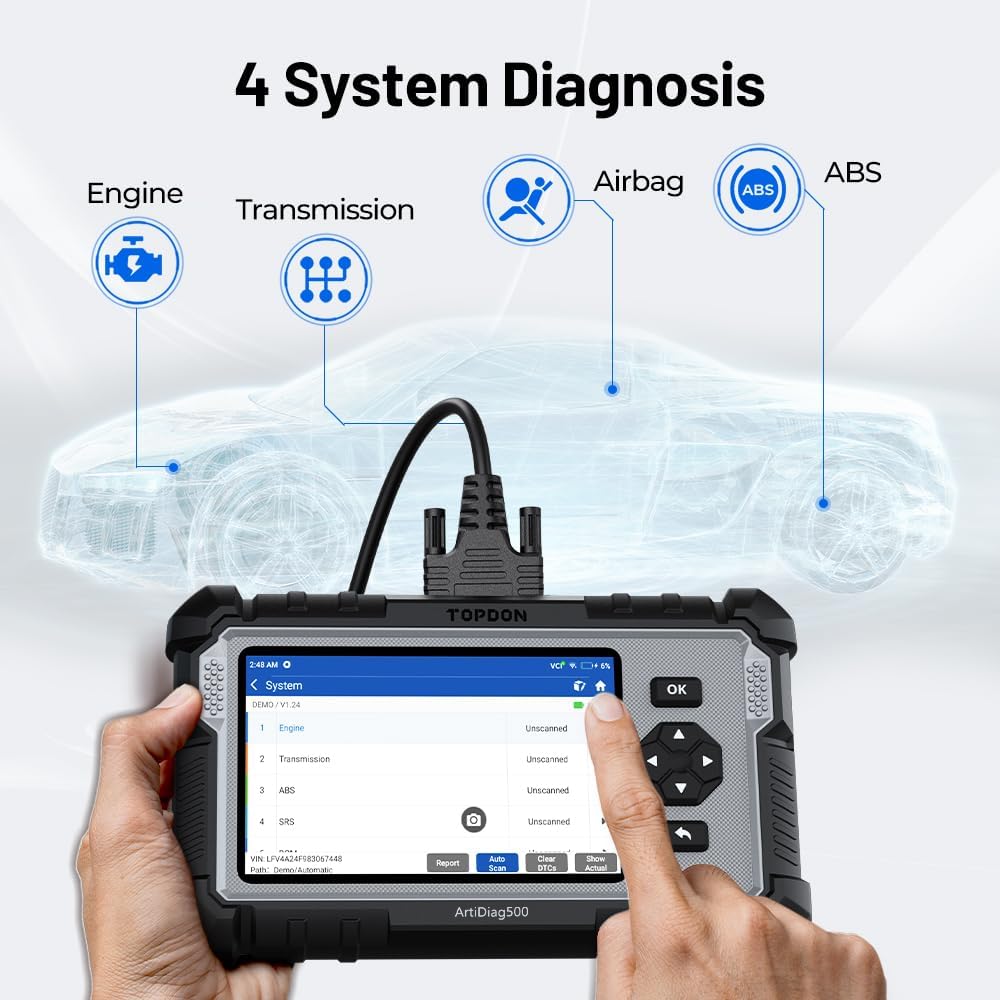 Thumbnail 1 de TOPDON AD500 OBD2 Scanner: Car Code Reader and Diagnostic Tool