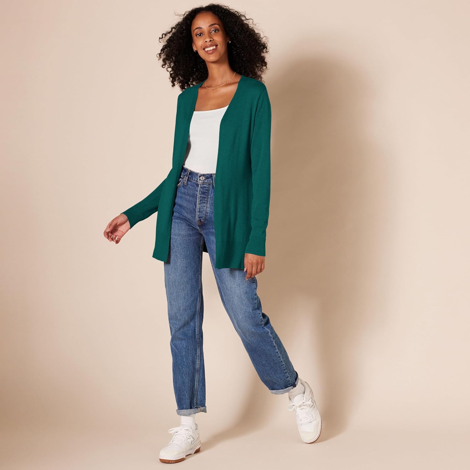 Thumbnail 2 de Amazon Essentials Damen leichte Strickjacke ohne Knöpfe – normaler Schnitt (auch in Übergröße)