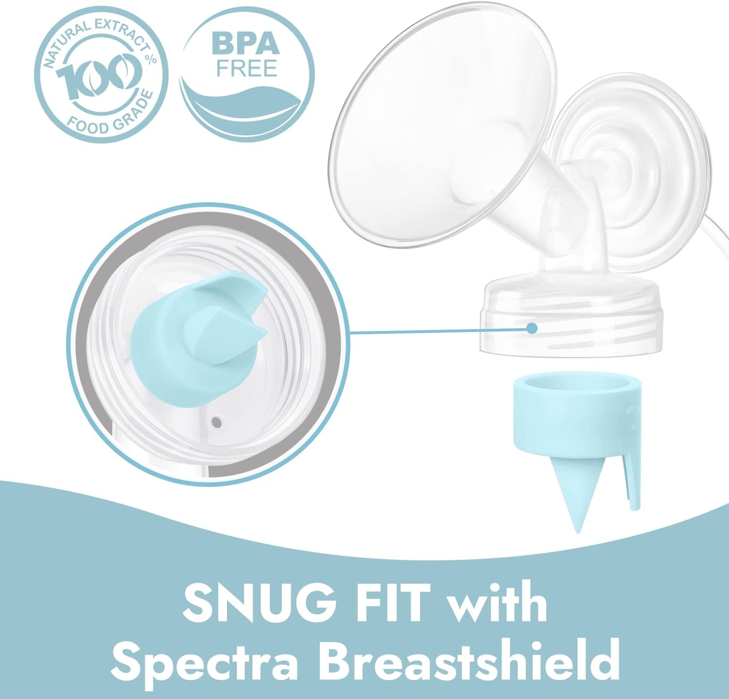 Thumbnail 2 de Papablic PAPA060AB Duckbill Valves, 6-Count Silicone, BPA- and DEHP-Free