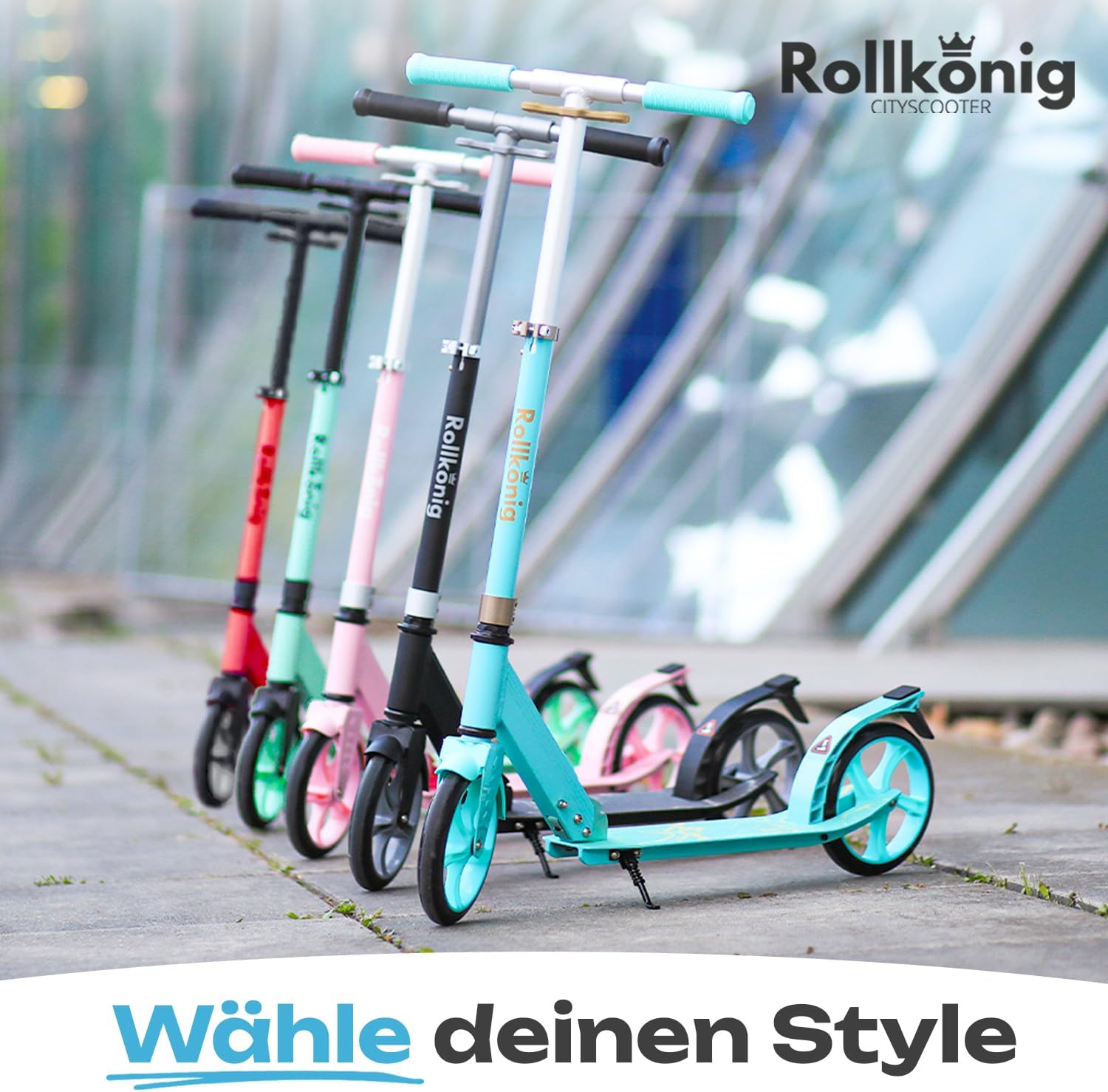Thumbnail 6 de Rollkönig Scooter für Kinder ab 5 Jahren