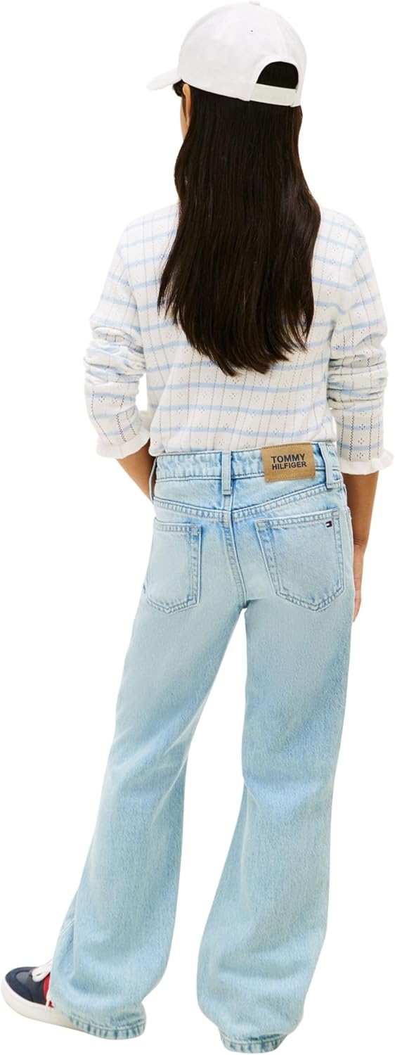 Thumbnail 1 de Tommy Hilfiger Flare Light Blue Kg0kg09115 – Jeans Wide Leg per Bambine e Ragazze