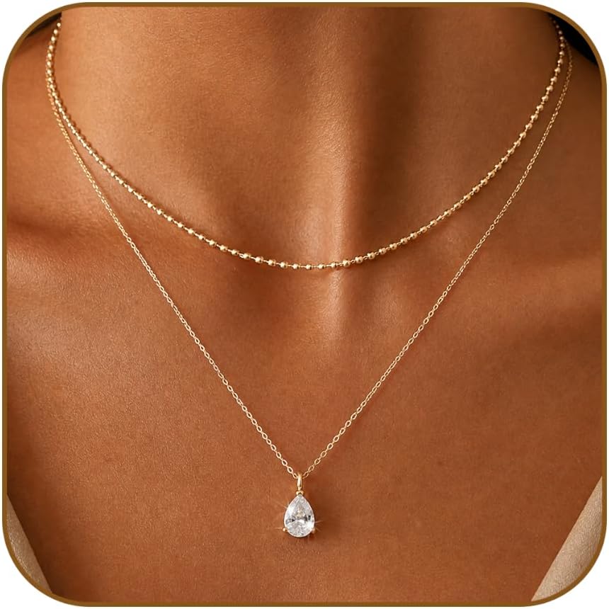 Detalle de Sylune Layered Necklace 5 mm
