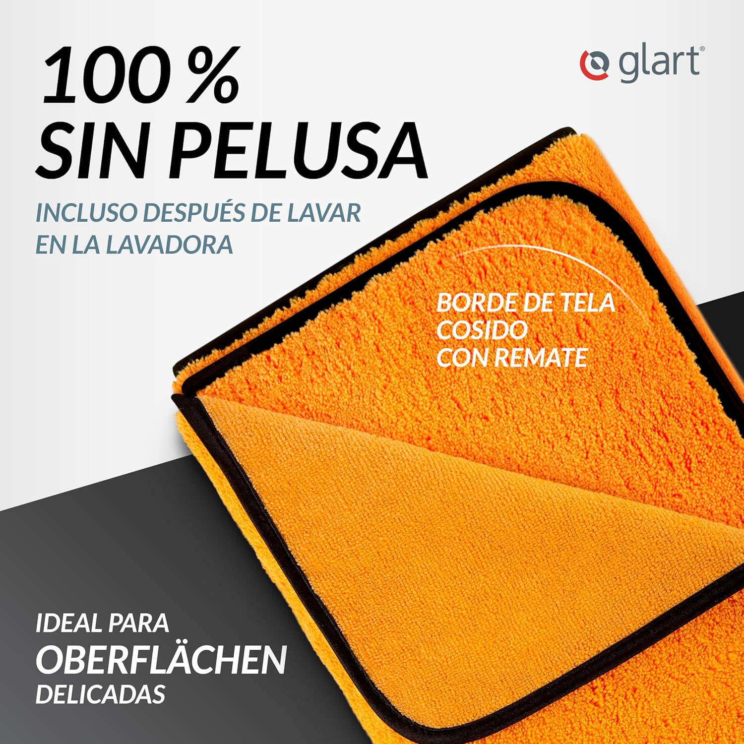 Thumbnail 3 de Glart 44WG Toalla secante XXL 90x60 cm naranja
