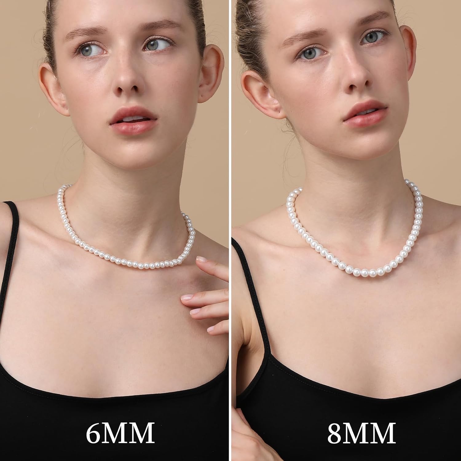 Thumbnail 5 de Halora Perlenkette 6/8 mm 40–55 cm