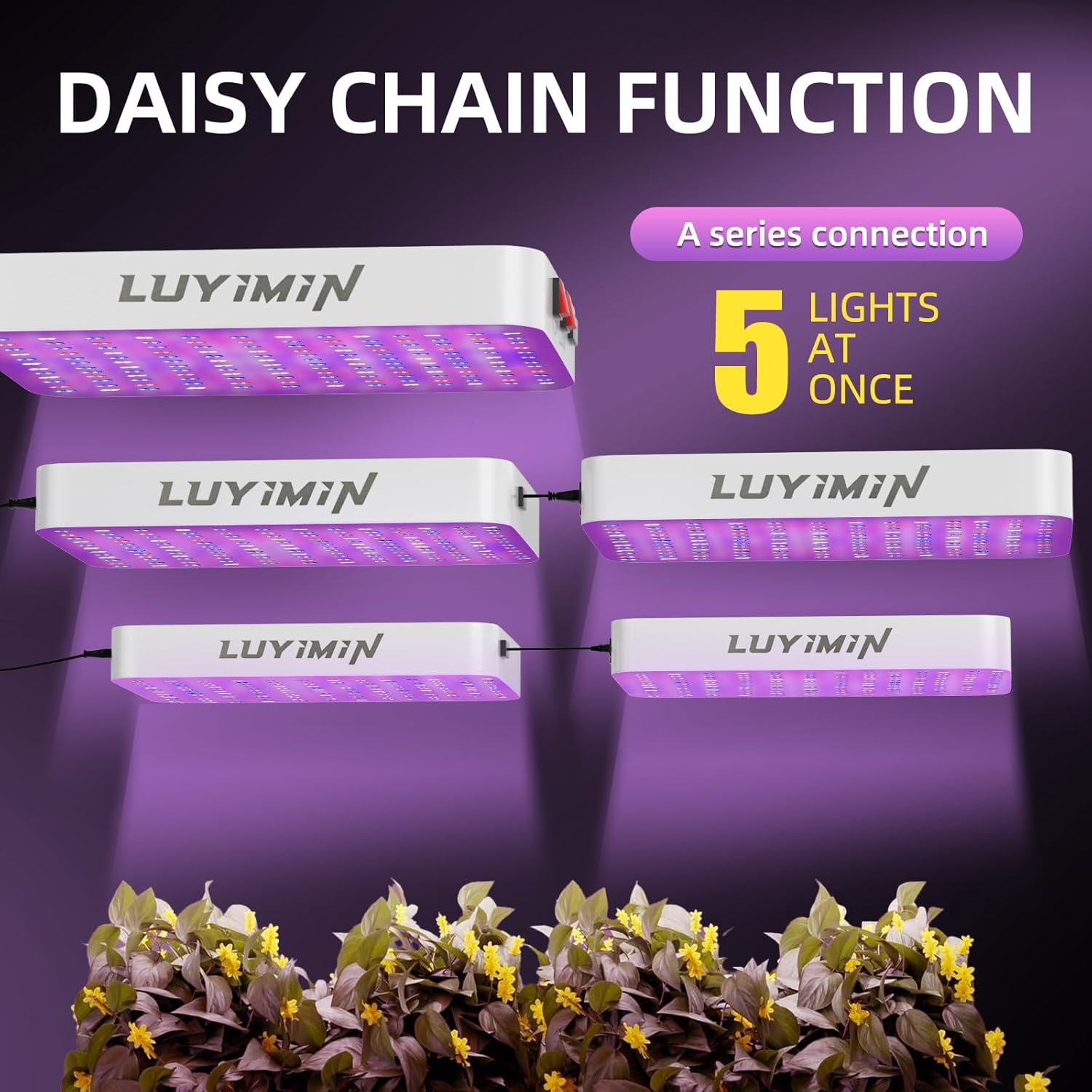 Thumbnail 5 de 1500W LED Grow Light 150W actual power 🌱