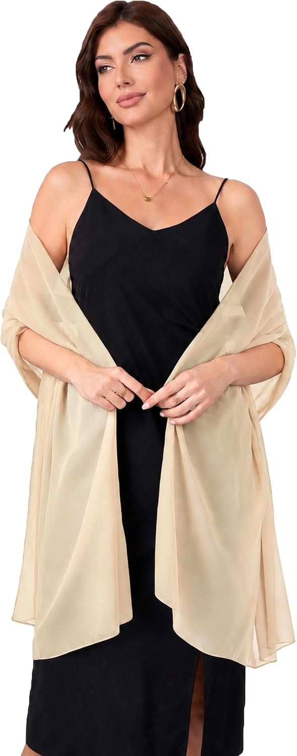 Detalle de Chiffon Shawl, 79-Inch Length