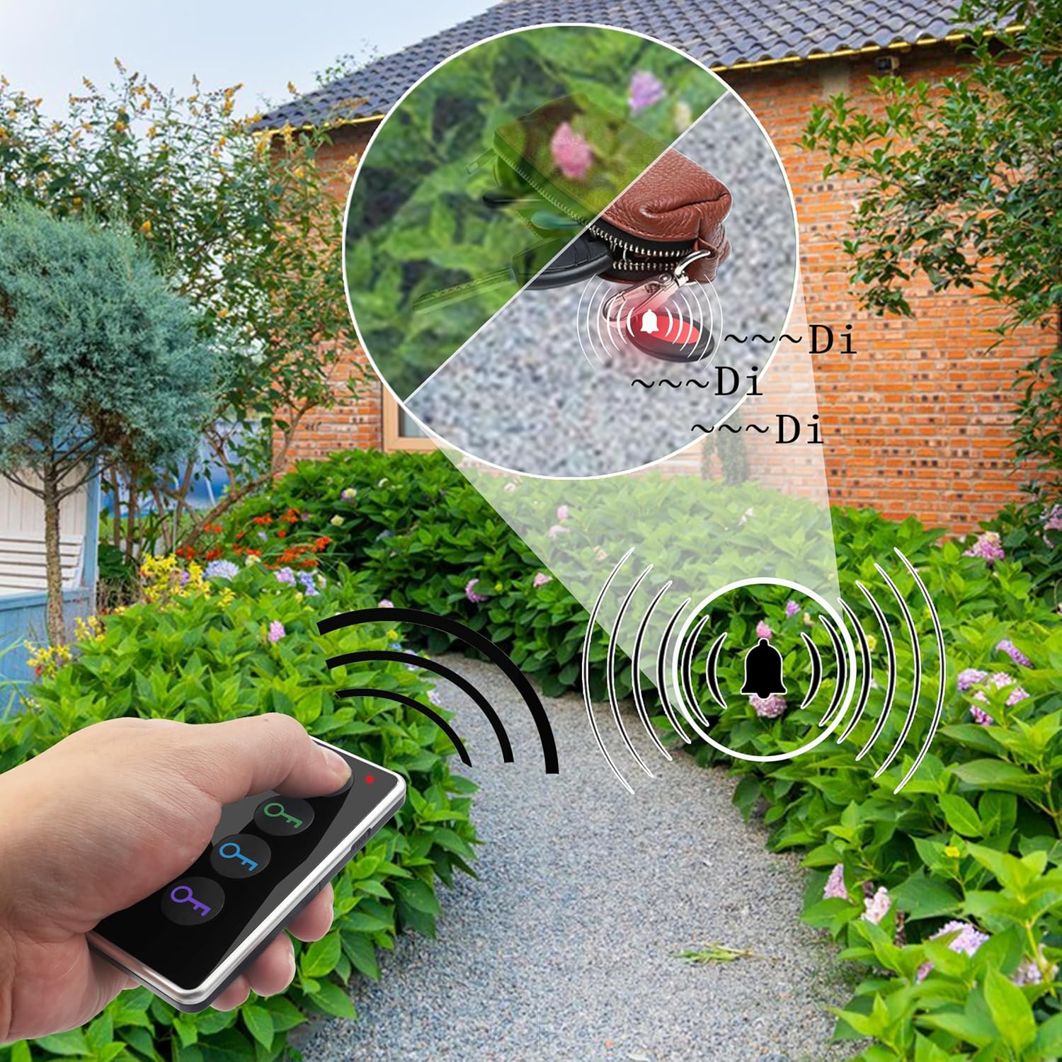 Thumbnail 5 de A-SZCXTOP Key Finder Locator RF Wireless Remote with 4 Receivers