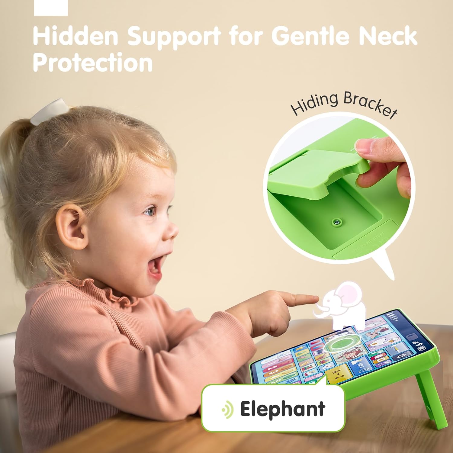 Thumbnail 3 de hahaland Multilingual Baby Learning Tablet (EN/DE/FR/IT/ES) – A Practical Screen-Free Toy for Language Sparks
