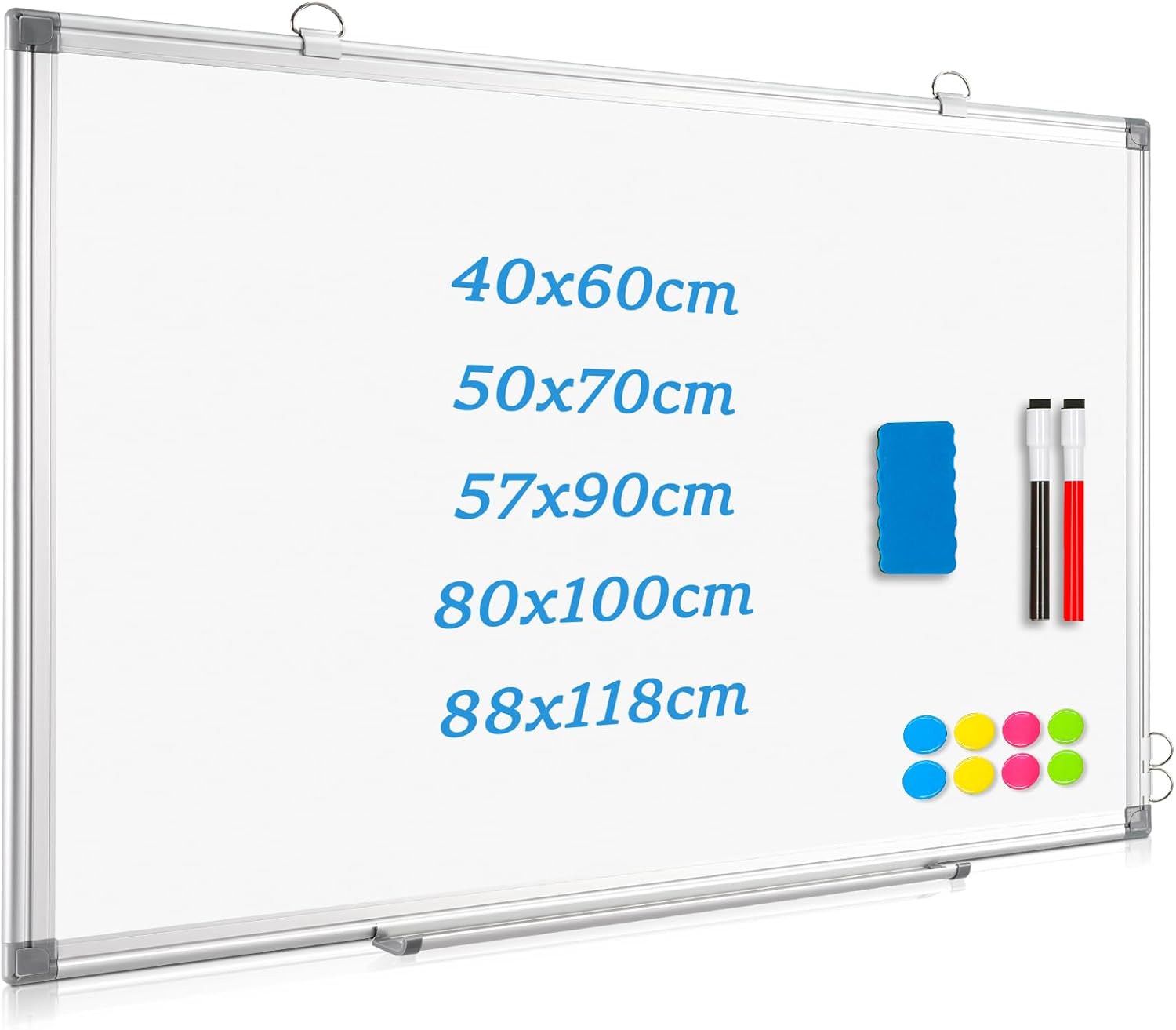 Detalle de QUEENLINK Magnetisch Whiteboard 40x60 cm
