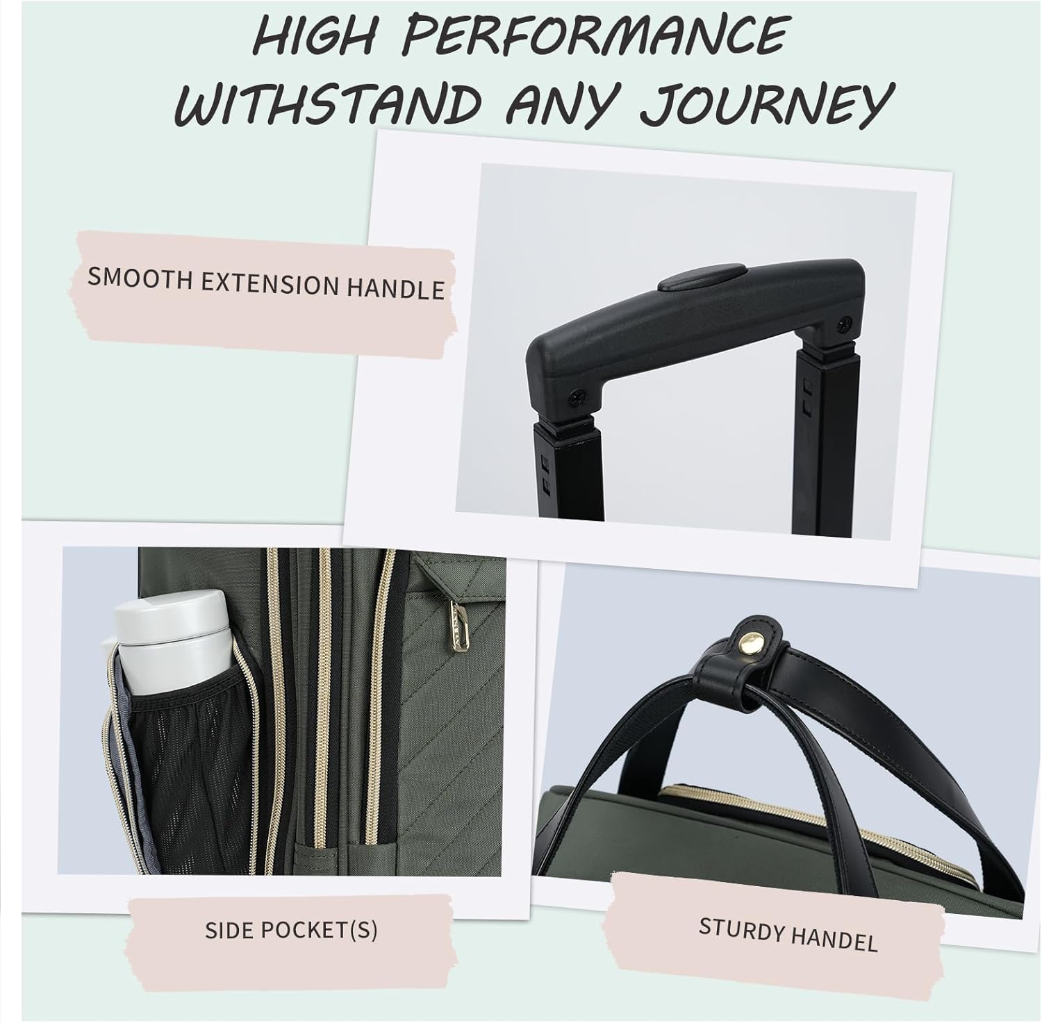 Thumbnail 5 de VANKEAN Rollable Laptop Bag Underseat Travel Backpack with Wheels: A Practical Underseat Roller for Daily Business Trips