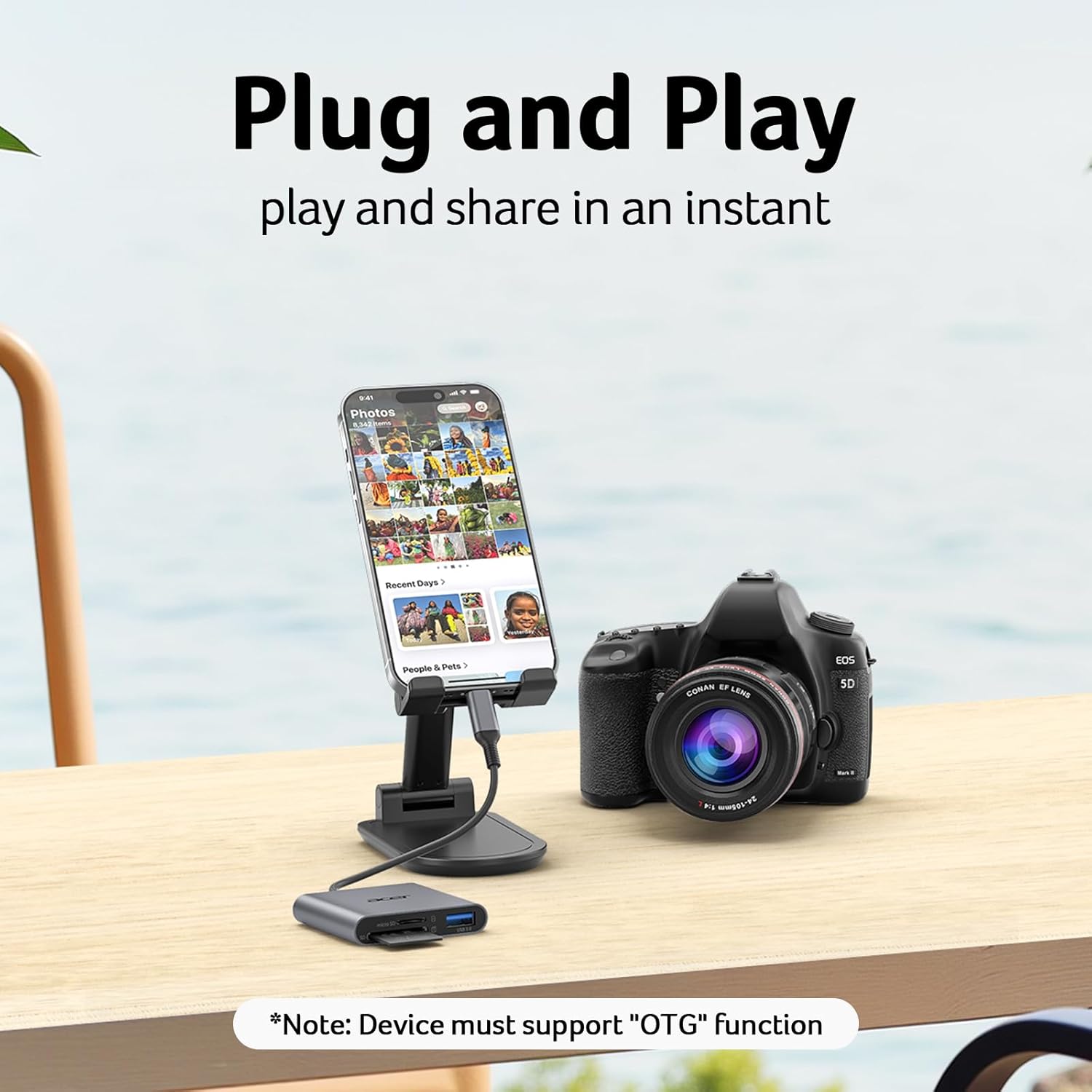 Thumbnail 3 de acer SD Card Reader USB 3.0 5Gbps