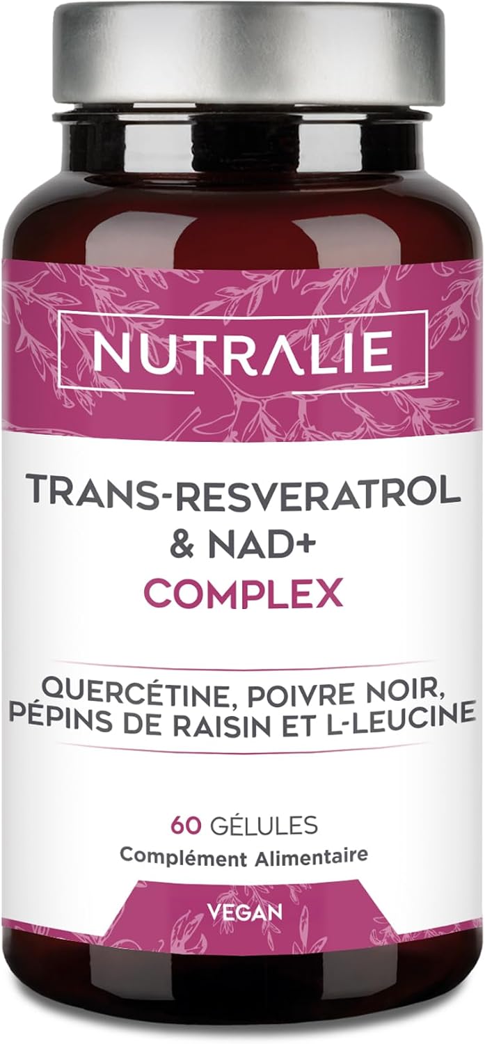 Detalle de Nutralie Trans Resvératrol NAD+ Complex 686mg
