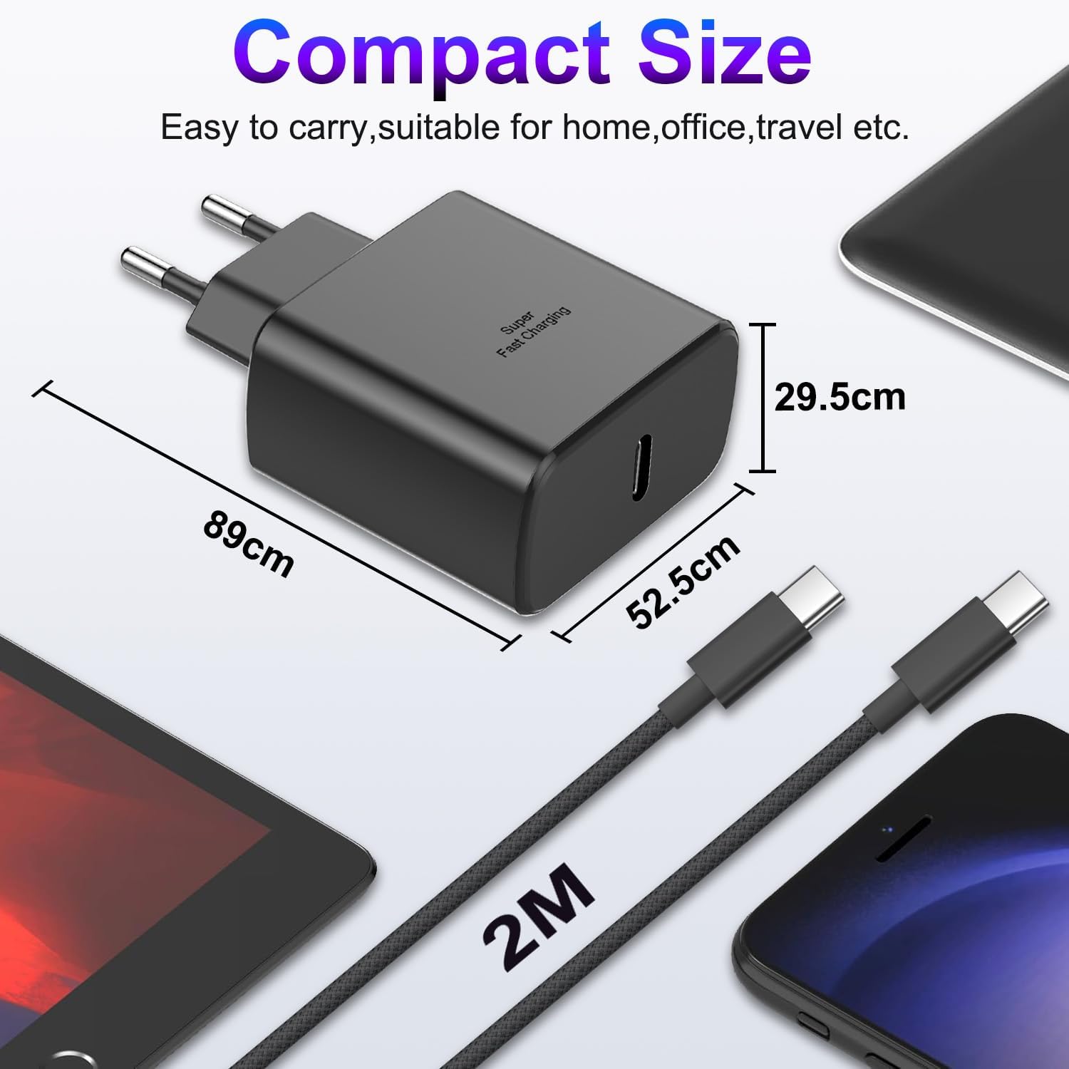 Thumbnail 6 de 45W USB C Caricatore 2M