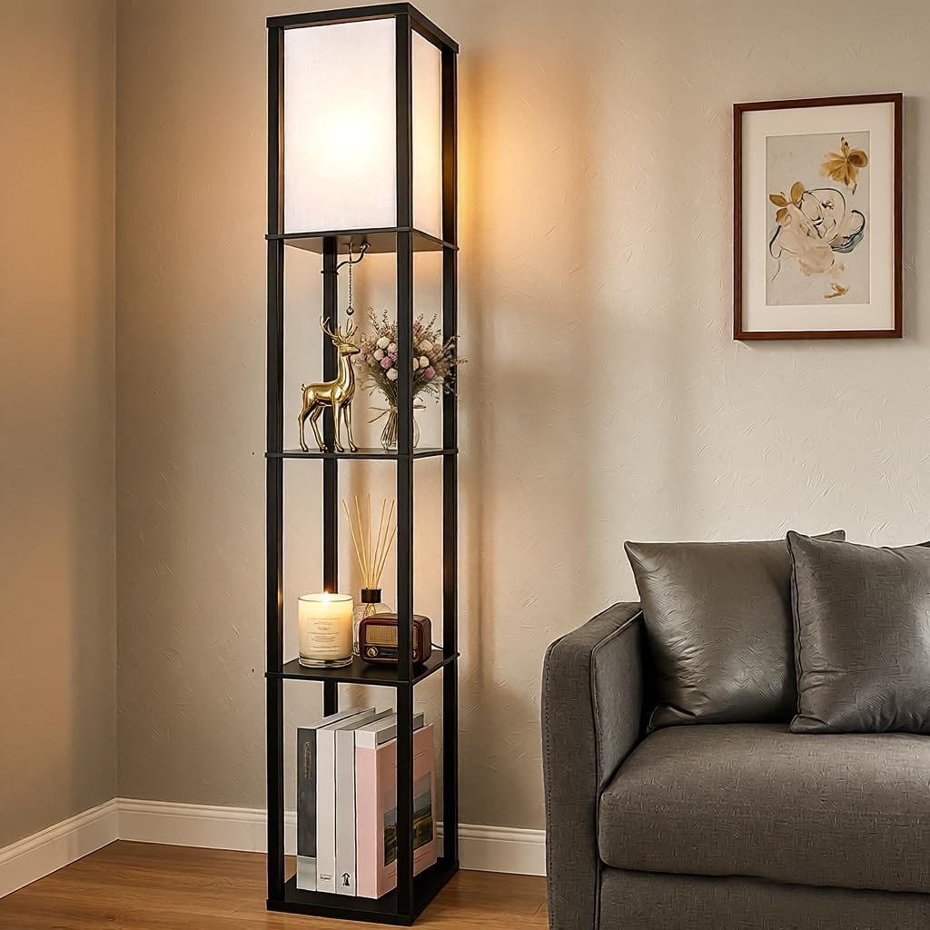 Thumbnail 6 de Aimosen Stehlampe mit Regal 162 cm