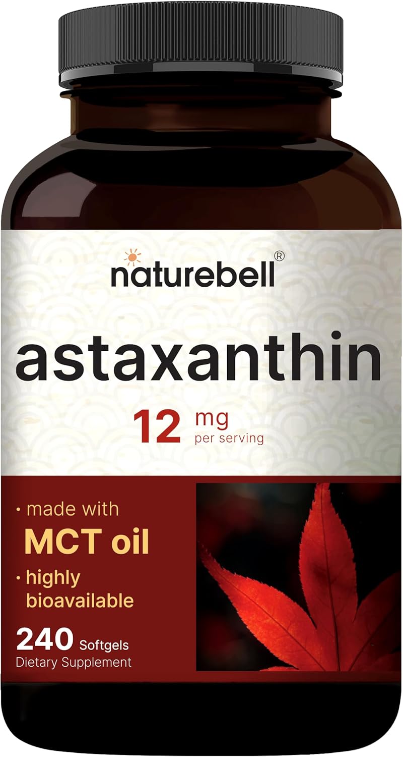 Detalle de NatureBell Astaxanthin Softgels 12 mg