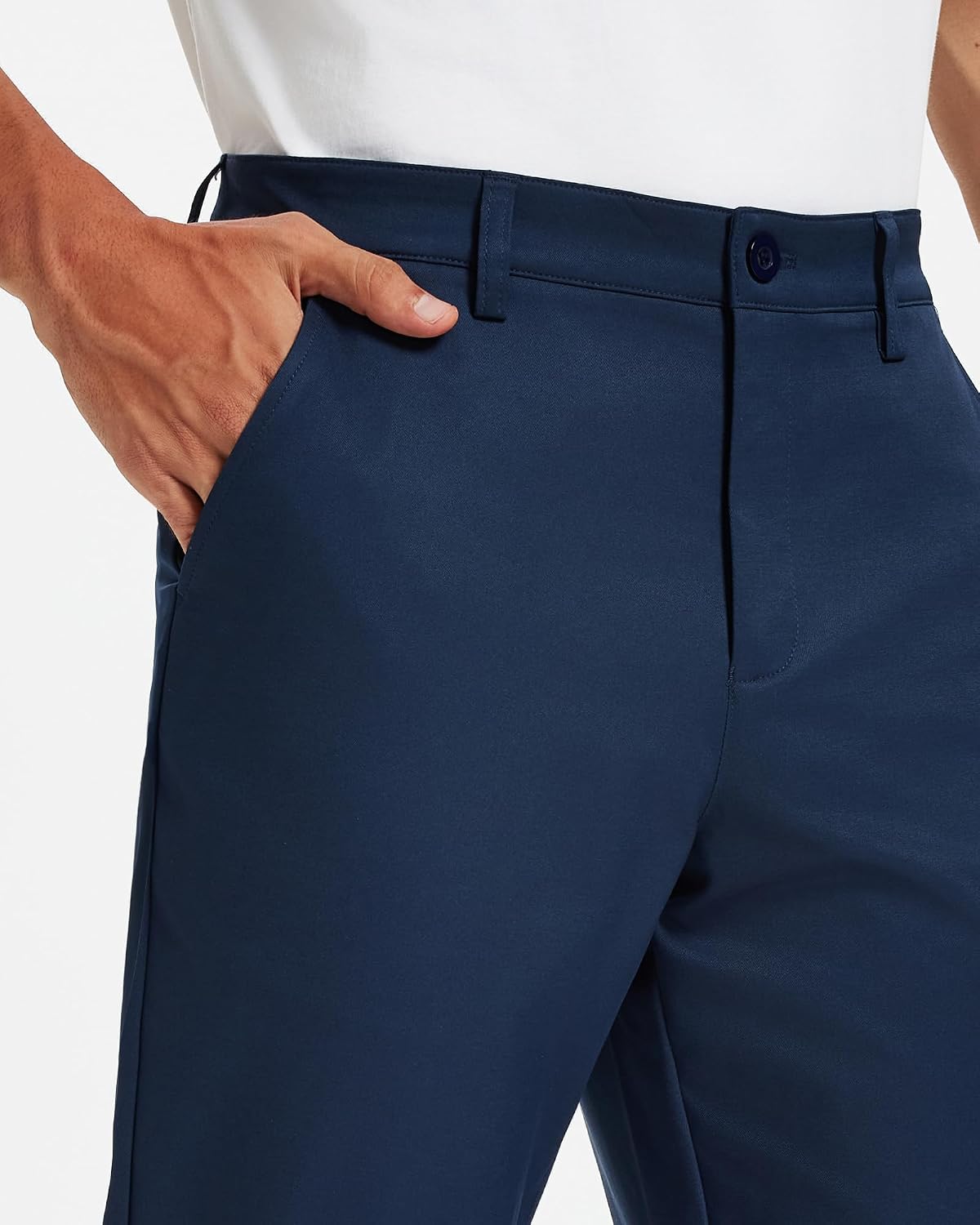 Detalle 1 de Vytroon Men's Classic Fit Stretch Golf and Dress Pants, 4-Pocket