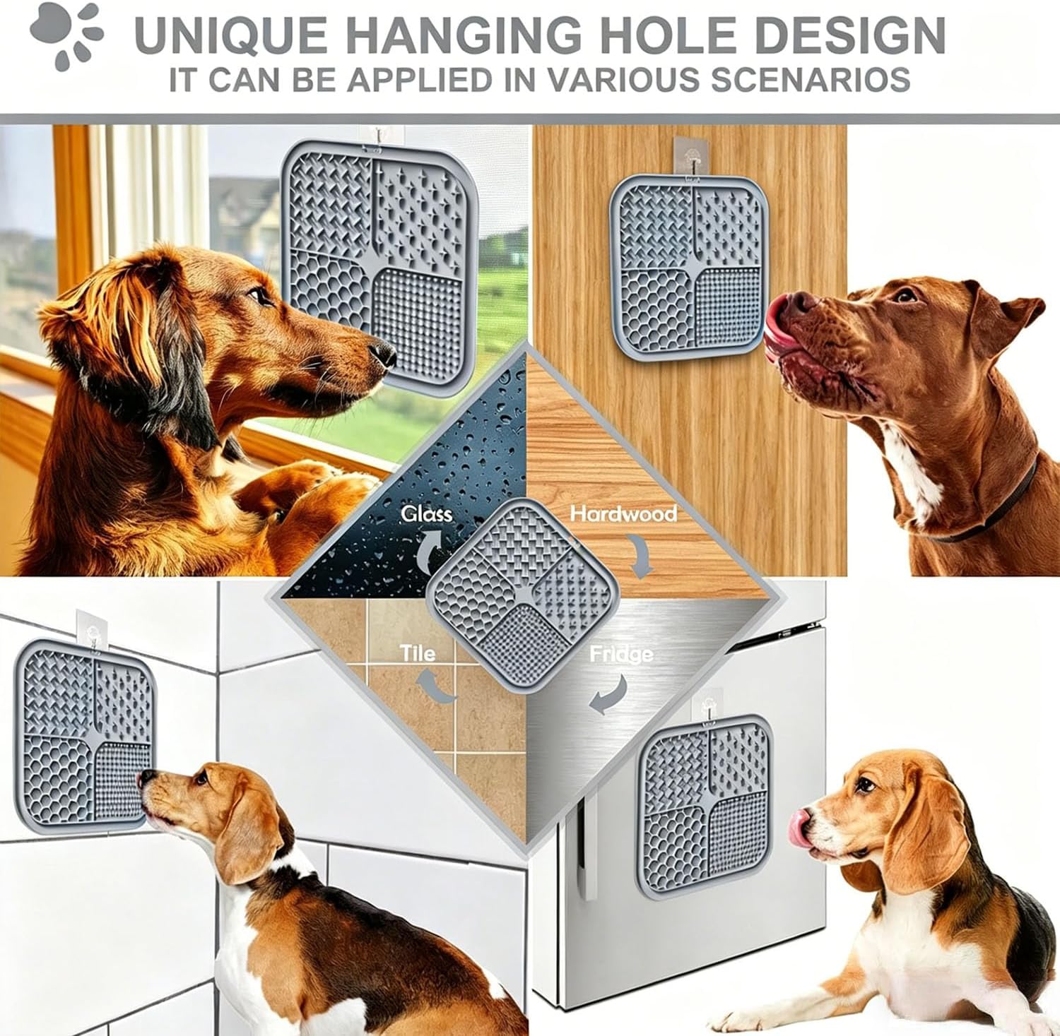 Detalle de Azxb dog and cat licking mat, 20 × 20 cm