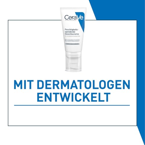 Detalle 2 de CeraVe Feuchtigkeitsspendende Gesichtscreme – 24 Stunden Feuchtigkeit, 50 ml