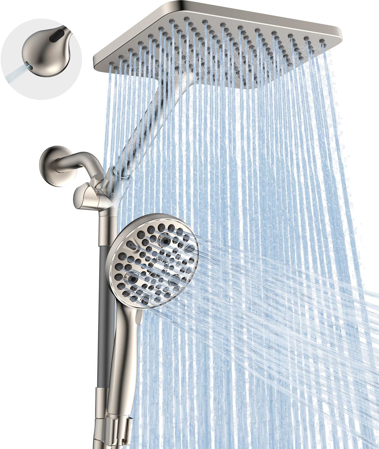 Thumbnail 5 de MakeFit Dual Filtered Rain Shower Head Combo