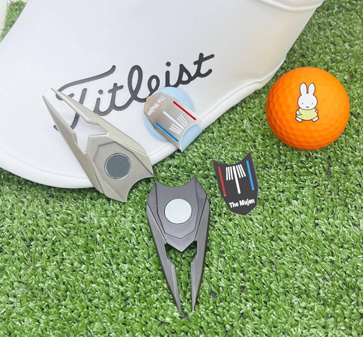 Detalle de Golf ball marker and divot tool, zinc alloy