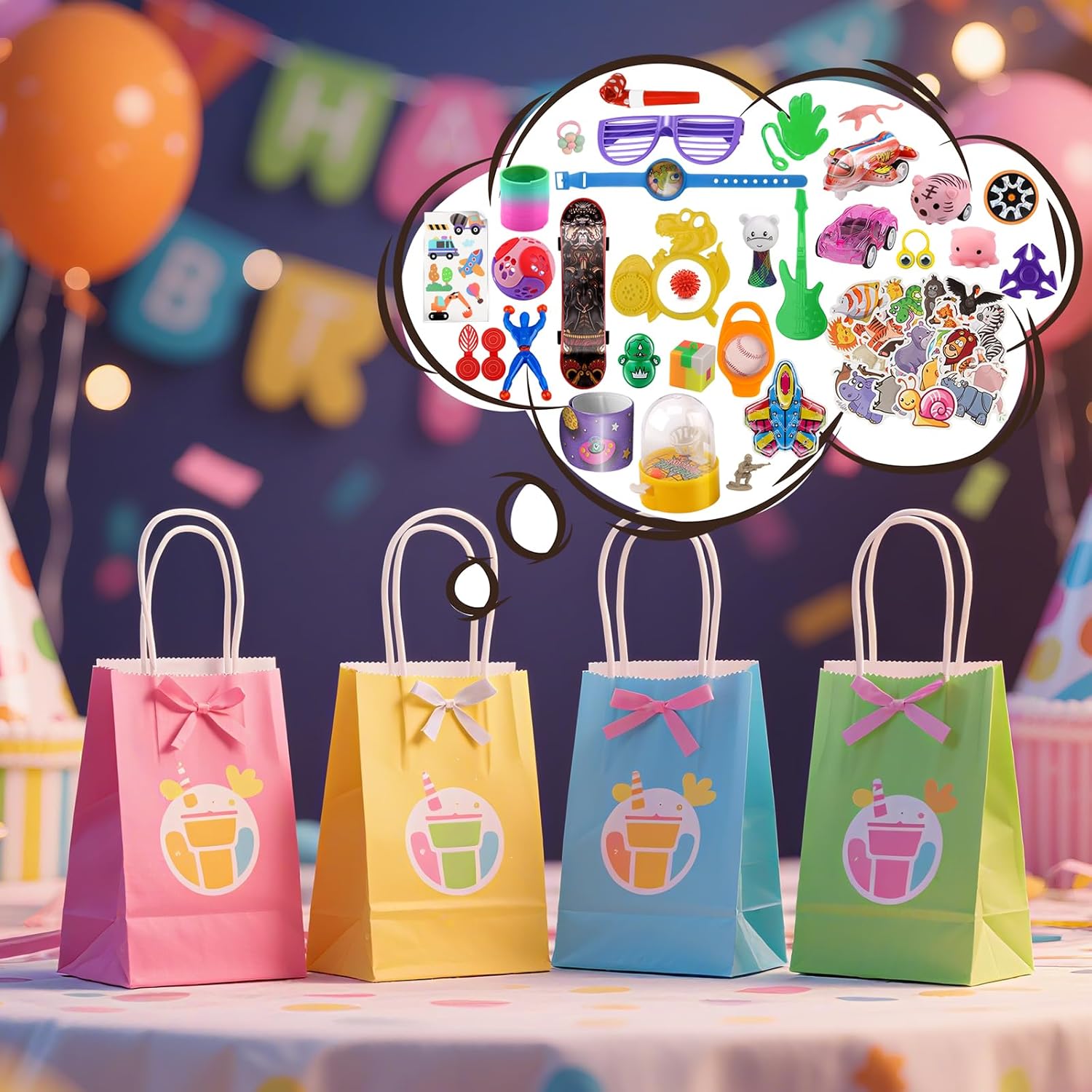 Thumbnail 3 de nicknack Party Bag Fillers for Kids 300pcs – 31 Types of Small Toys Bulk