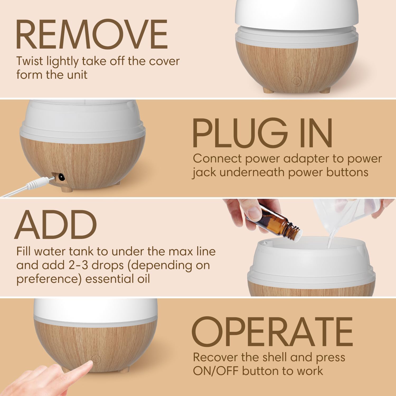 Thumbnail 6 de SALKING Essential Oil Diffuser 100ml