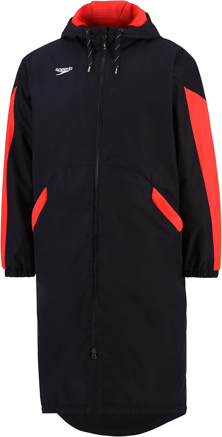 Detalle de Speedo Unisex Parka with Fleece Lining – Water-Resistant Shell, Large Hood