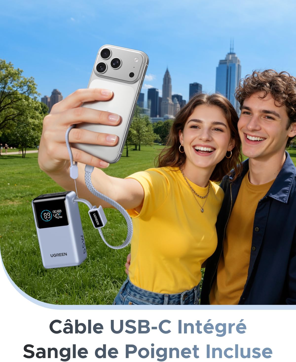 Thumbnail 6 de UGREEN Nexode Pro 75701-powerbank 10.000 mAh met 55 W en USB-C-kabel