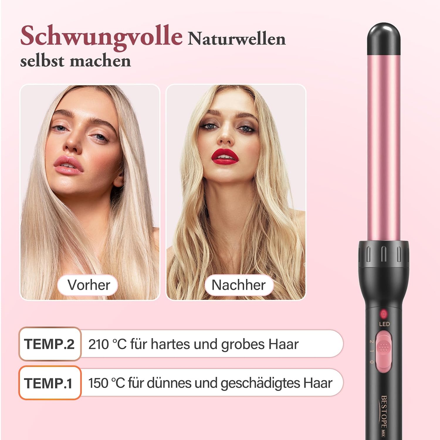 Thumbnail 4 de BESTOPE 5-in-1 Keramik Lockenstab