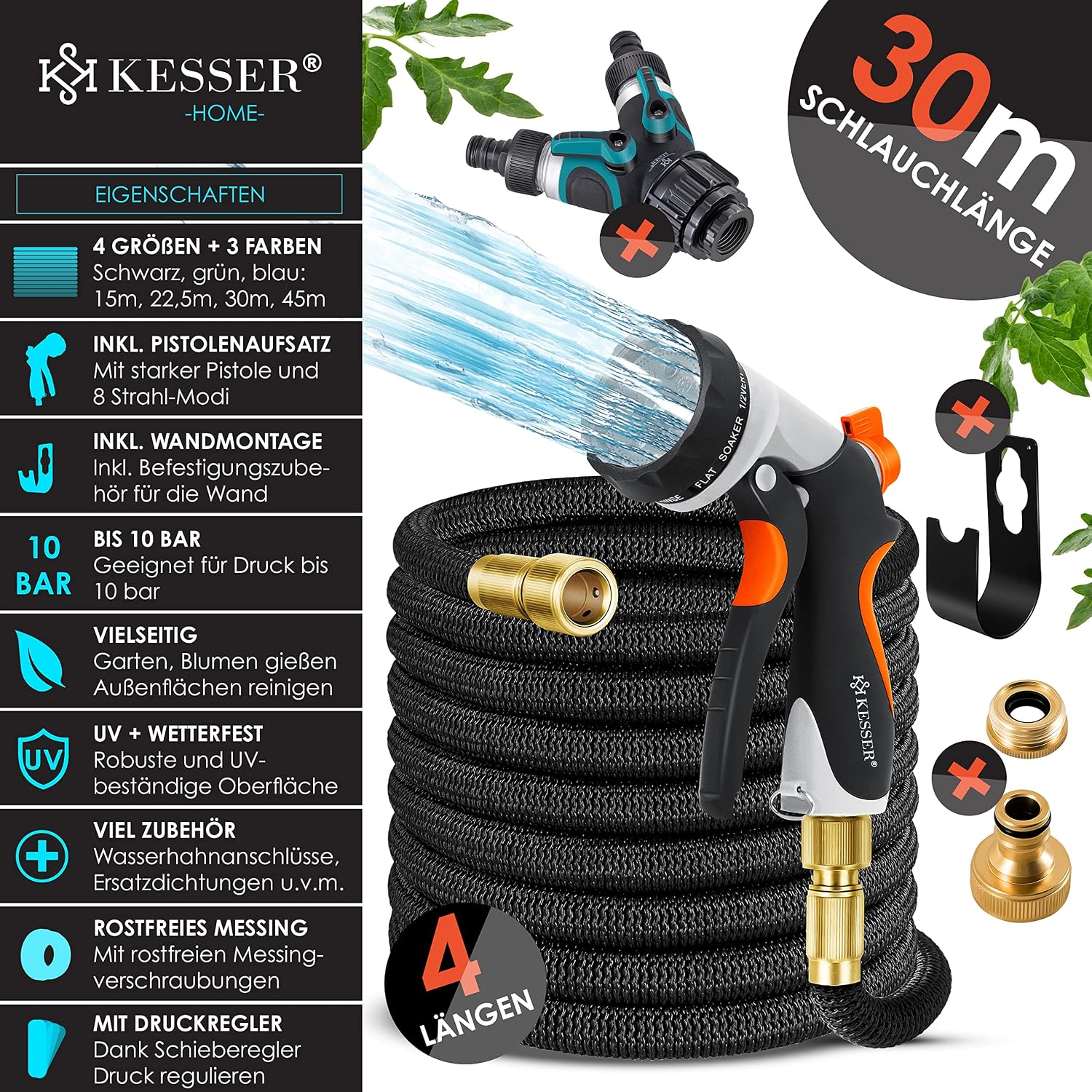 Thumbnail 1 de KESSER Premium Gartenschlauch 3fach Dehnung
