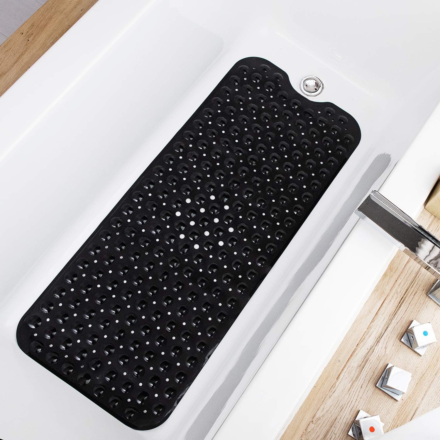 Detalle de TEESHLY Bath Mat, 39 x 16 Inch